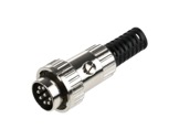 PREH &bull; Fiche din 8 p&ocirc;les m&acirc;le type din / 71.430.080-jack-din