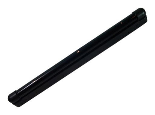 REGLETTE • Noire alu avec tube néon UV 18 W 0,60 cm