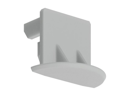 Embout passage de c&acirc;ble gris pour profil&eacute; gamme PDS4 K - KLUS