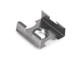 Clip fixation chrome mat pour profilé gamme SILER - KLUS