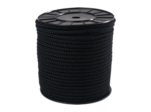 DRISSE • Pré étirée noire Ø 8 mm - bobine de 100 m